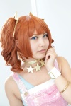 acchan cosplay dress hair_clips idolmaster necklace orange_hair takatsuki_yayoi twintails rating:Safe score:1 user:pixymisa