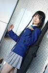 akiyama_mio aya blazer blouse cosplay instrument_case k-on! pleated_skirt school_uniform skirt rating:Safe score:0 user:nil!
