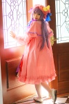 amatsuka_miyu cosplay dress hat patchouli_knowledge purple_hair robe thighhighs touhou rating:Safe score:0 user:nil!