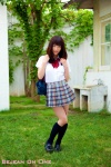 blouse bookbag kneesocks konno_anna pleated_skirt school_uniform skirt rating:Safe score:0 user:nil!