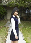 blouse costume kashiwagi_yuki pleated_skirt school_uniform skirt sweater_vest wpb_117 rating:Safe score:1 user:nil!