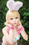 animal_ears bunny_ears cosplay halter_top kage_tora original shorts tail rating:Safe score:1 user:nil!