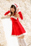 detached_sleeves jin santa_costume stocking_cap thighhighs zettai_ryouiki rating:Safe score:1 user:pixymisa