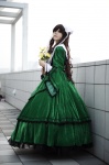 bonnet cosplay dress flowers kureha_marie lace rozen_maiden suiseiseki rating:Safe score:0 user:nil!