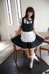 apron blouse costume hairband jumper kneehighs maid maid_uniform skirt skirt_lift yashiro_minase ys_web_311 rating:Safe score:0 user:nil!