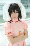 animal_ears bunny_ears cosplay dress inaba_tewi saeki_sae touhou rating:Safe score:0 user:nil!
