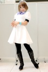 boots cosplay higurashi_no_naku_koro_ni kipi ryuuguu_rena sailor_hat thighhighs rating:Safe score:0 user:darkgray