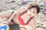 beach bikini kaikawa_hitomi ponytail swimsuit rating:Safe score:1 user:nil!