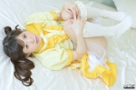 4k-star_174 apron bed dress kneehighs kuyuu_akane twintails rating:Safe score:2 user:nil!