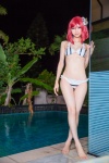 barefoot bikini cleavage cosplay love_live!_school_idol_project mike nishikino_maki pool red_hair school_idol_~krasivie~ side-tie_bikini swimsuit wet rating:Safe score:5 user:nil!