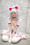animal_ears cat_ears cat_paws choker cosplay dress hummy petticoat pretty_cure reteru suite_precure thighhighs white_hair rating:Safe score:1 user:pixymisa