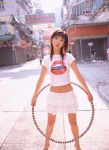 hoshino_aki hula_hoop miniskirt skirt tshirt rating:Safe score:0 user:nil!