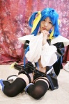 blue_hair boots cosplay dizzy garters guilty_gear kabura_hitori midriff pantyhose thighhighs twintails rating:Safe score:0 user:nil!
