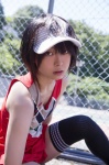 cosplay dress iiniku_ushijima original thighhighs visor zettai_ryouiki rating:Safe score:3 user:nil!