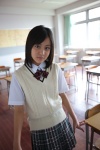 blouse hagiwara_mai hello_project_digital_books_70 pleated_skirt school_uniform skirt sweater_vest rating:Safe score:0 user:nil!