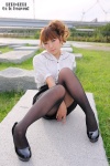 black_legwear blouse chignon necklace pantyhose skirt yukino rating:Safe score:2 user:pixymisa