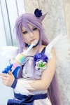 baton bow choker cosplay cure_moonlight dress flower heartcatch_precure! mitsuto one_elbow_glove pretty_cure purple_hair tsukikage_yuri rating:Safe score:0 user:pixymisa