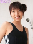 bathroom murakami_airi one-piece_swimsuit side_ponytail swimsuit wet rating:Safe score:0 user:nil!