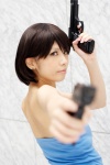 cosplay gun jill_valentine resident_evil resident_evil_3 satori tubetop rating:Safe score:0 user:pixymisa