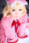 blonde_hair cosplay dress hairbow hinaichigo raku_karin rozen_maiden rating:Safe score:1 user:Log