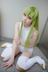 boots cc code_geass cosplay croptop green_hair kanda_midori shorts thighhighs rating:Safe score:1 user:xkaras