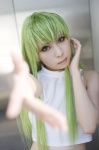 cc code_geass cosplay croptop green_hair kanda_midori rating:Safe score:1 user:xkaras
