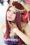 choker cosplay diao_chan headdress red_hair shin_sangoku_musou siinaamu tubetop rating:Safe score:0 user:pixymisa