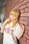 assam blonde_hair cosplay haruka k-on! kotobuki_tsumugi tshirt rating:Safe score:0 user:nil!