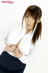 blouse cleavage miniskirt open_clothes ponytail shibuya_eri skirt rating:Safe score:0 user:nil!