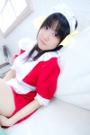 amami_haruka apron cosplay dress hairband idolmaster maid maid_uniform shino_kei the_kei_m@ster rating:Safe score:0 user:nil!