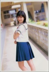costume ishikawa_kana kana_first_pictorial kimura_harushi miniskirt pleated_skirt sailor_uniform school_uniform skirt rating:Safe score:0 user:NewType