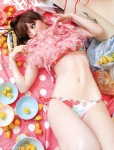 apron bikini dress_up_doll hairbow kumada_youko side-tie_bikini swimsuit rating:Safe score:3 user:nil!