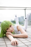 boots cc code_geass cosplay croptop green_hair kanda_midori shorts thighhighs rating:Safe score:2 user:xkaras