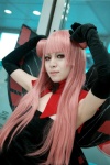 aida_yukiko cardcaptor_sakura cosplay pink_hair ruby_moon wings rating:Safe score:0 user:Log