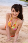beach bikini cleavage dgc_0925 ocean ponytail side-tie_bikini swimsuit takahashi_ayumi rating:Safe score:0 user:nil!