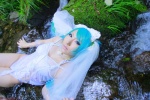 aqua_hair cosplay dress hatsune_miku panties saku scene_ever_4 twintails veil vocaloid wet rating:Safe score:2 user:nil!