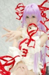 al_azif cosplay demonbane dress pantyhose purple_hair ribbons tsugihagi_mishin rating:Safe score:0 user:nil!