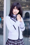 blazer blouse bowtie cosplay ichinomiya_kanna pleated_skirt shingyoji_fumie shiritsu_bakaleya_koukou skirt rating:Safe score:0 user:pixymisa