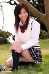 blouse bookbag kneesocks pleated_skirt school_uniform skirt sock_pull sweater_vest tatsumi_natsuko rating:Safe score:0 user:nil!