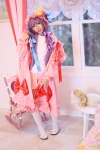 amatsuka_miyu cosplay dress glasses hat patchouli_knowledge purple_hair robe stuffed_animal thighhighs touhou zettai_ryouiki rating:Safe score:0 user:nil!