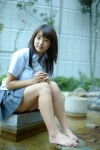 barefoot blouse pleated_skirt school_uniform shinozaki_ai skirt ys_web_368 rating:Safe score:4 user:nil!