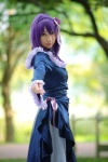 choker cosplay fate/hollow_ataraxia fate/series gown hairbow hazuki_minami matou_sakura purple_hair rating:Safe score:0 user:nil!