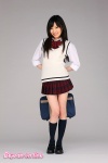 blouse bookbag costume kneesocks pleated_skirt school_uniform skirt sweater_vest yasuhara_sayaka rating:Safe score:0 user:nil!