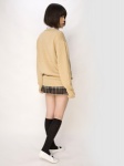 blouse cardigan costume kneesocks moe-boo namada pleated_skirt school_uniform skirt rating:Safe score:1 user:nil!
