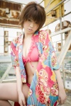 bikini cleavage kosaka_yuka open_robe robe swimsuit yuka_days rating:Safe score:1 user:nil!