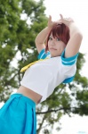 cosplay higurashi_no_naku_koro_ni miniskirt misaki pleated_skirt ryuuguu_rena sailor_uniform school_uniform skirt tie rating:Safe score:0 user:nil!