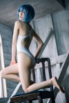 ass ayanami_rei blue_hair cosplay mike neon_genesis_evangelion one-piece_swimsuit rebuild_of_evangelion swimsuit rating:Safe score:0 user:nil!