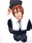 brown_hair cosplay eiko pantyhose rozen_maiden shorts souseiseki white_legwear rating:Safe score:1 user:RiderFan
