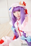 bed cosplay dress hat patchouli_knowledge purple_hair robe saku sweet_garden thighhighs touhou zettai_ryouiki rating:Safe score:0 user:nil!