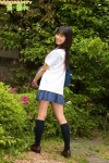 blouse bookbag kneesocks minami_yui pleated_skirt school_uniform skirt sweater_vest rating:Safe score:0 user:nil!